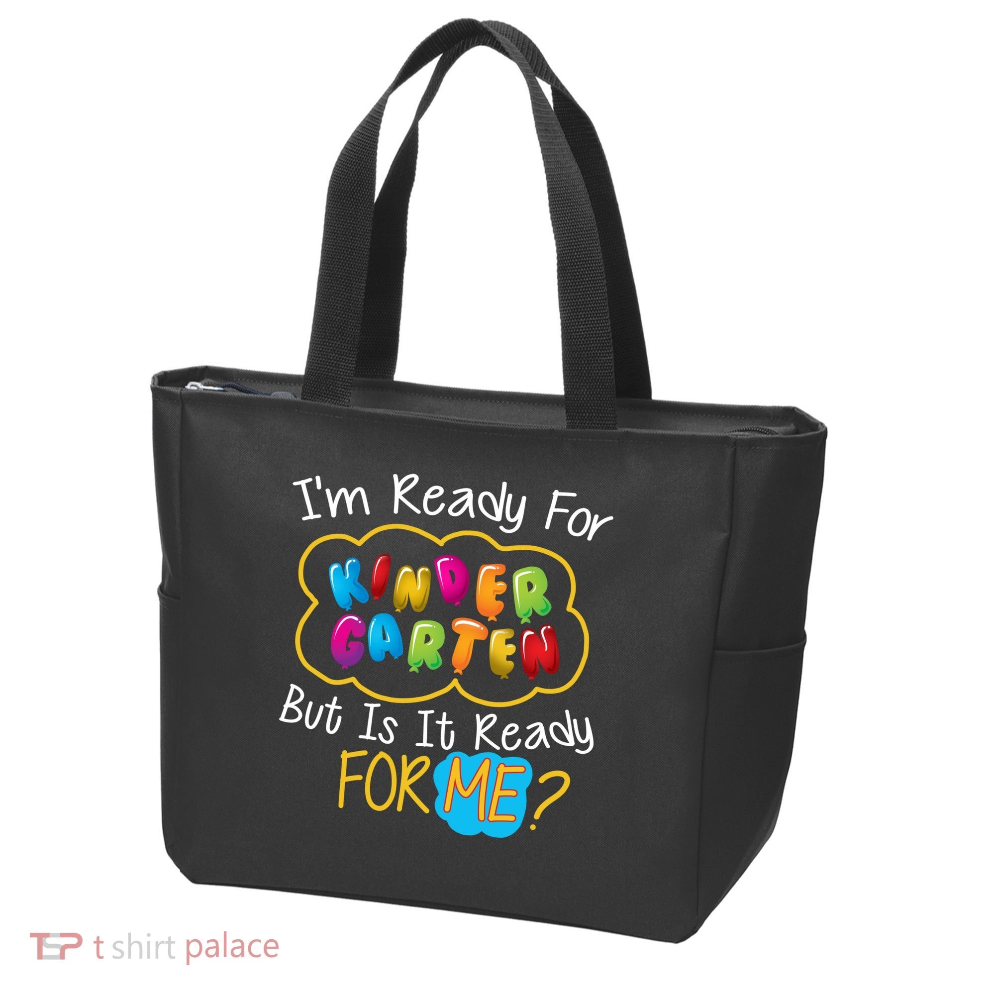 I'm Ready Kids First Day Of Kindergarten Tote Bag