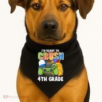 I'm Ready To Crush 4th Grade Video Gamer USA-Made Doggie Bandana thumb 1