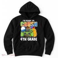 I'm Ready To Crush 4th Grade Video Gamer Hoodie thumb 0