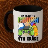 I'm Ready To Crush 4th Grade Video Gamer Coffee Mug thumb 2