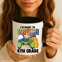 I'm Ready To Crush 4th Grade Video Gamer Coffee Mug thumb 3