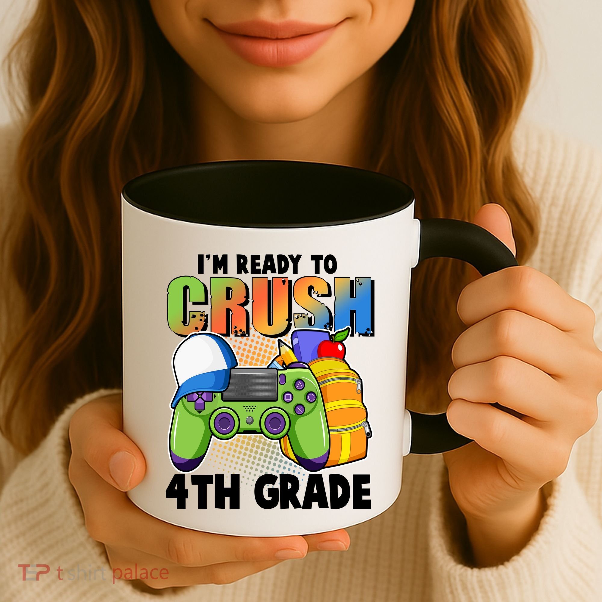 I'm Ready To Crush 4th Grade Video Gamer Coffee Mug