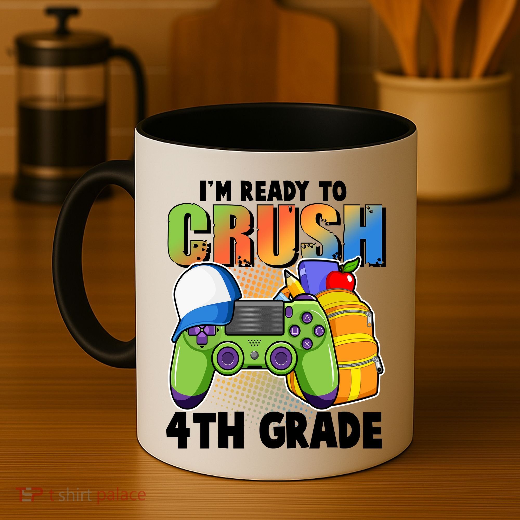 I'm Ready To Crush 4th Grade Video Gamer Coffee Mug