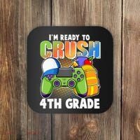 I'm Ready To Crush 4th Grade Video Gamer Coaster thumb 0
