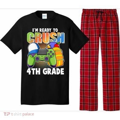 I'm Ready To Crush 4th Grade Video Gamer Pajama Set