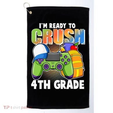 I'm Ready To Crush 4th Grade Video Gamer Golf Towel