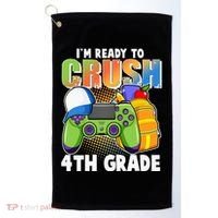 I'm Ready To Crush 4th Grade Video Gamer Golf Towel thumb 0