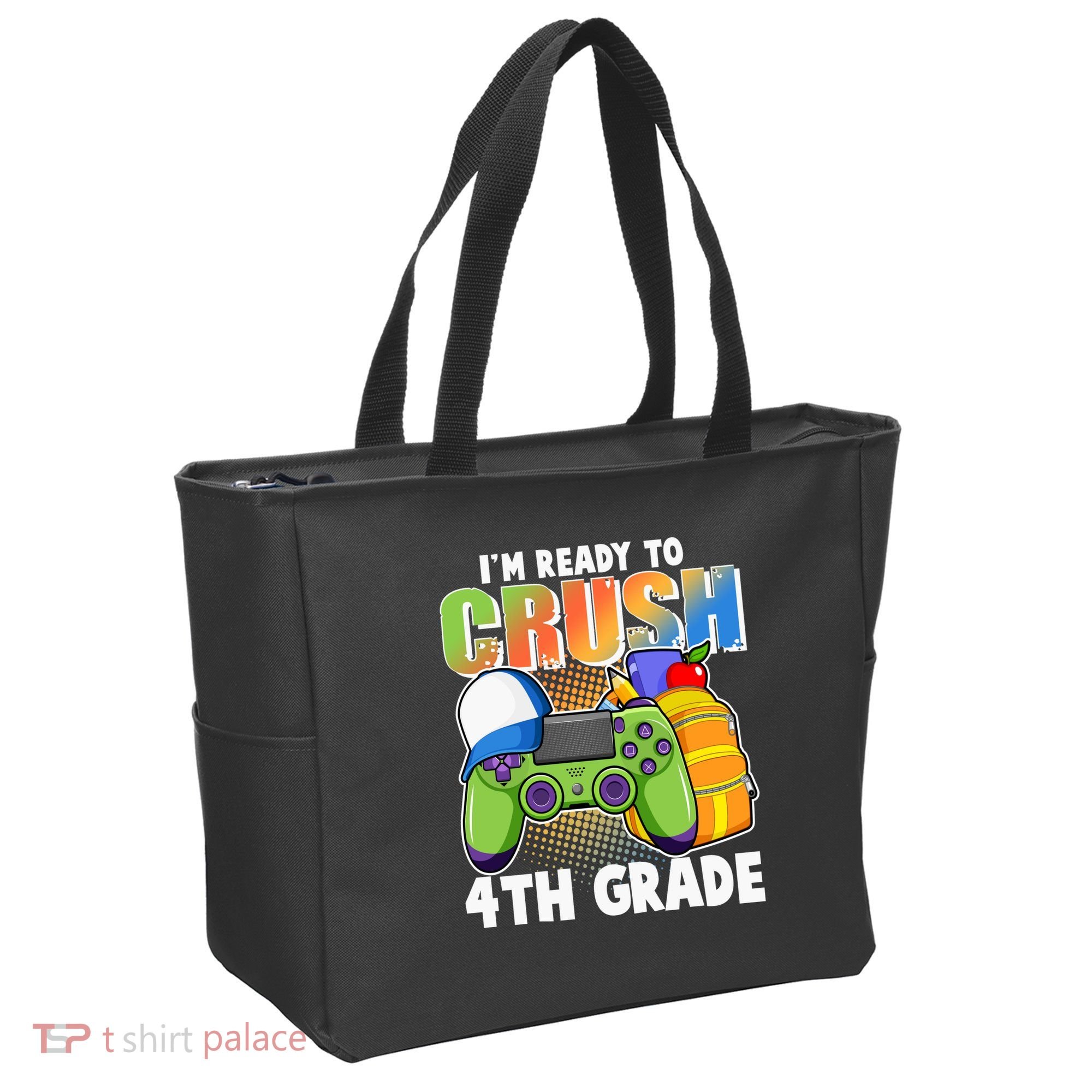 I'm Ready To Crush 4th Grade Video Gamer Tote Bag