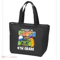 I'm Ready To Crush 4th Grade Video Gamer Tote Bag thumb 3