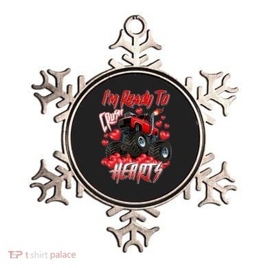 I'm Ready To Crush Hearts Monster Truck Valentine's Day Ornament