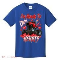 I'm Ready To Crush Hearts Monster Truck Valentine's Day Kids T-Shirt thumb 0