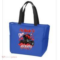 I'm Ready To Crush Hearts Monster Truck Valentine's Day Tote Bag thumb 3