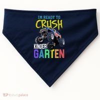 I'm Ready To Crush Kindergarten USA-Made Doggie Bandana thumb 0