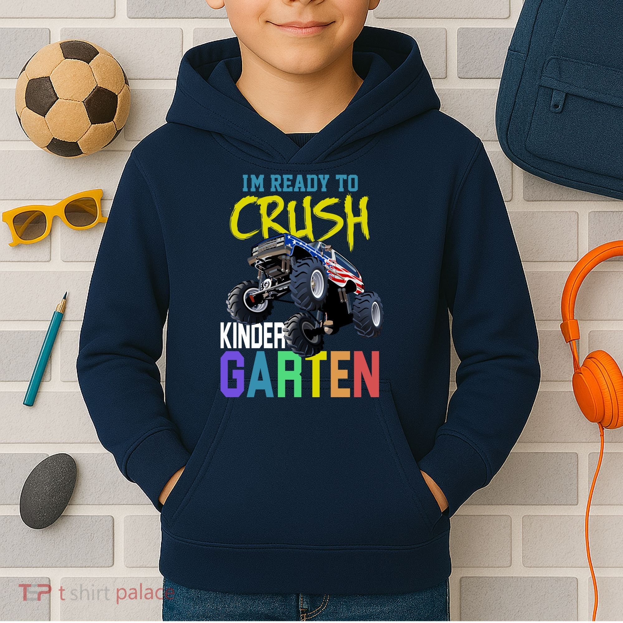 I'm Ready To Crush Kindergarten Kids Hoodie