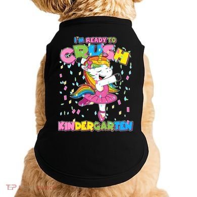 I'm Ready To Crush Kindergarten Cute Unicorn Doggie Tank
