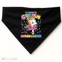 I'm Ready To Crush Kindergarten Cute Unicorn USA-Made Doggie Bandana thumb 0