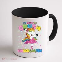 I'm Ready To Crush Kindergarten Cute Unicorn Coffee Mug thumb 1