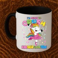 I'm Ready To Crush Kindergarten Cute Unicorn Coffee Mug thumb 2