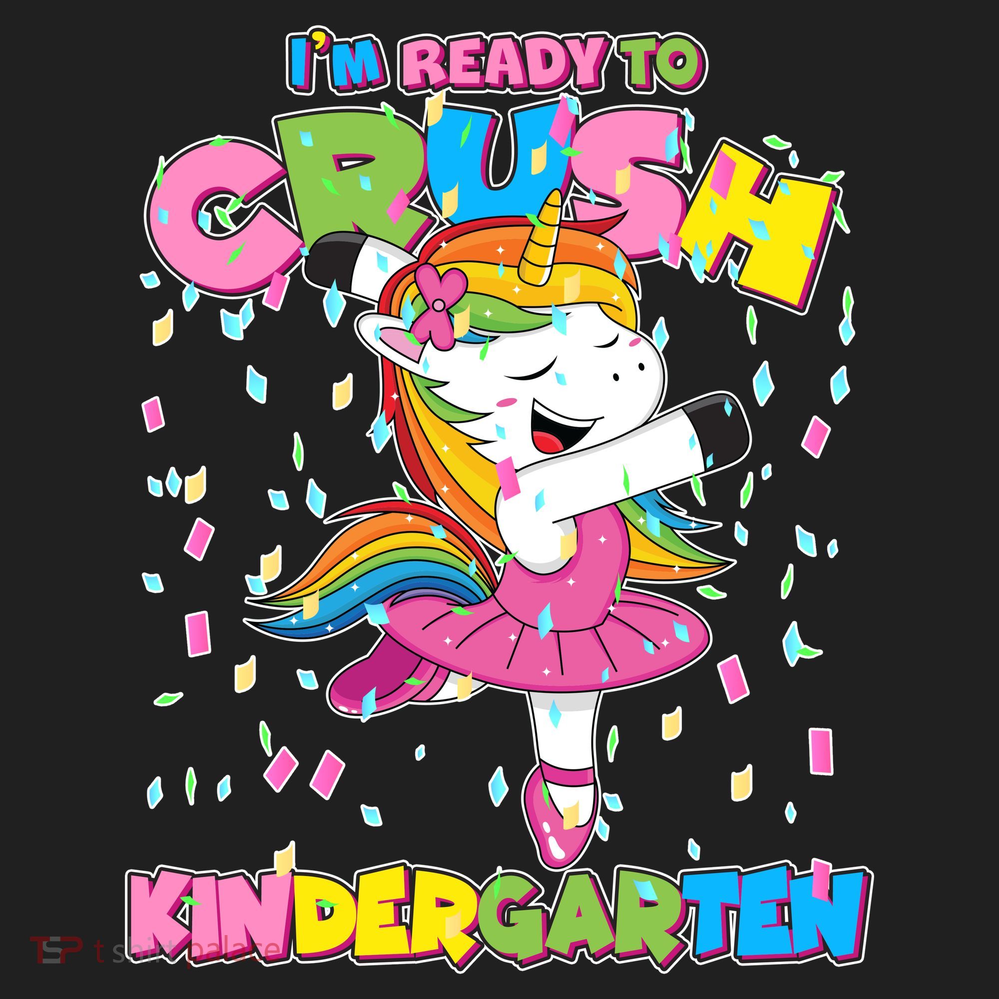 I'm Ready To Crush Kindergarten Cute Unicorn Hat
