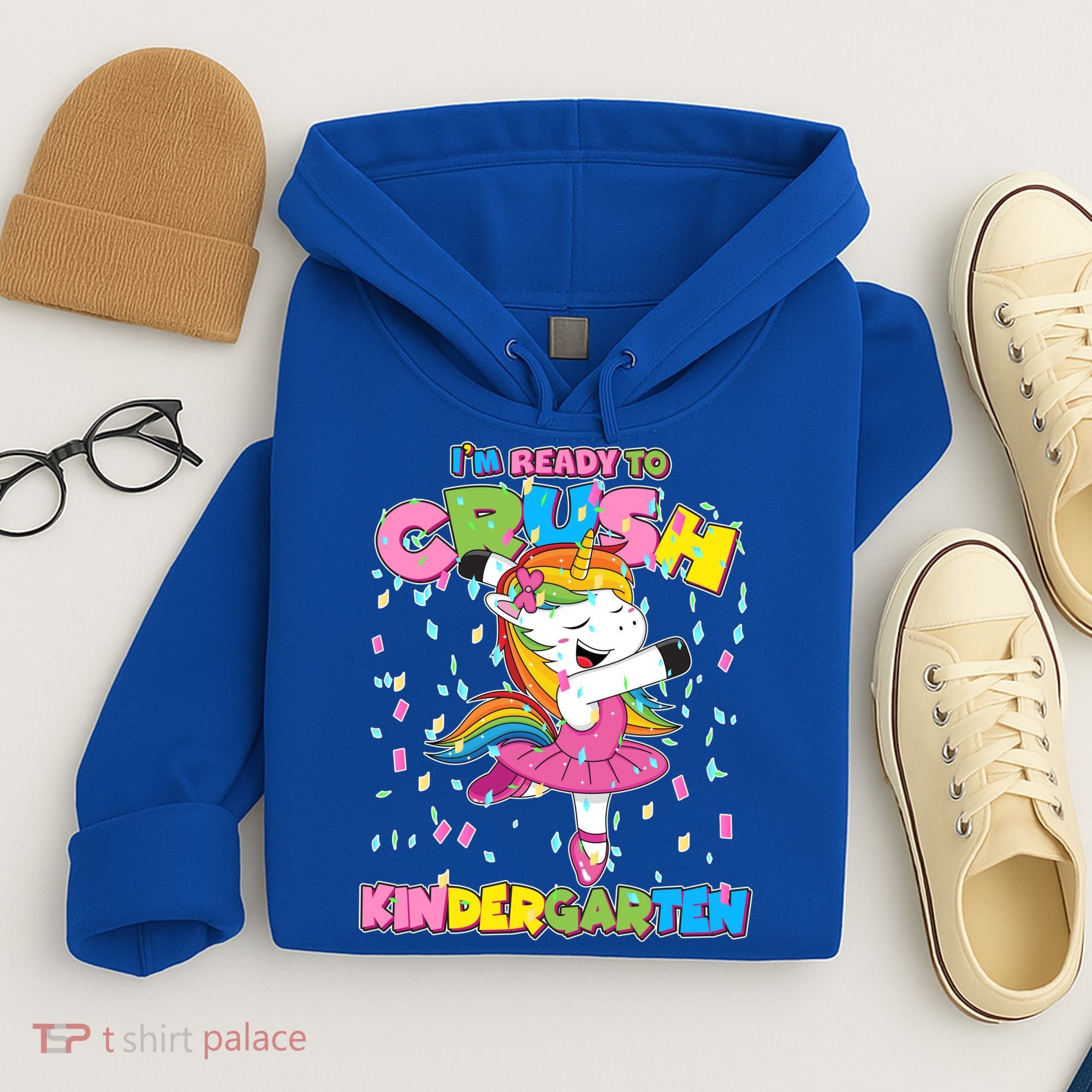 I'm Ready To Crush Kindergarten Cute Unicorn Hoodie
