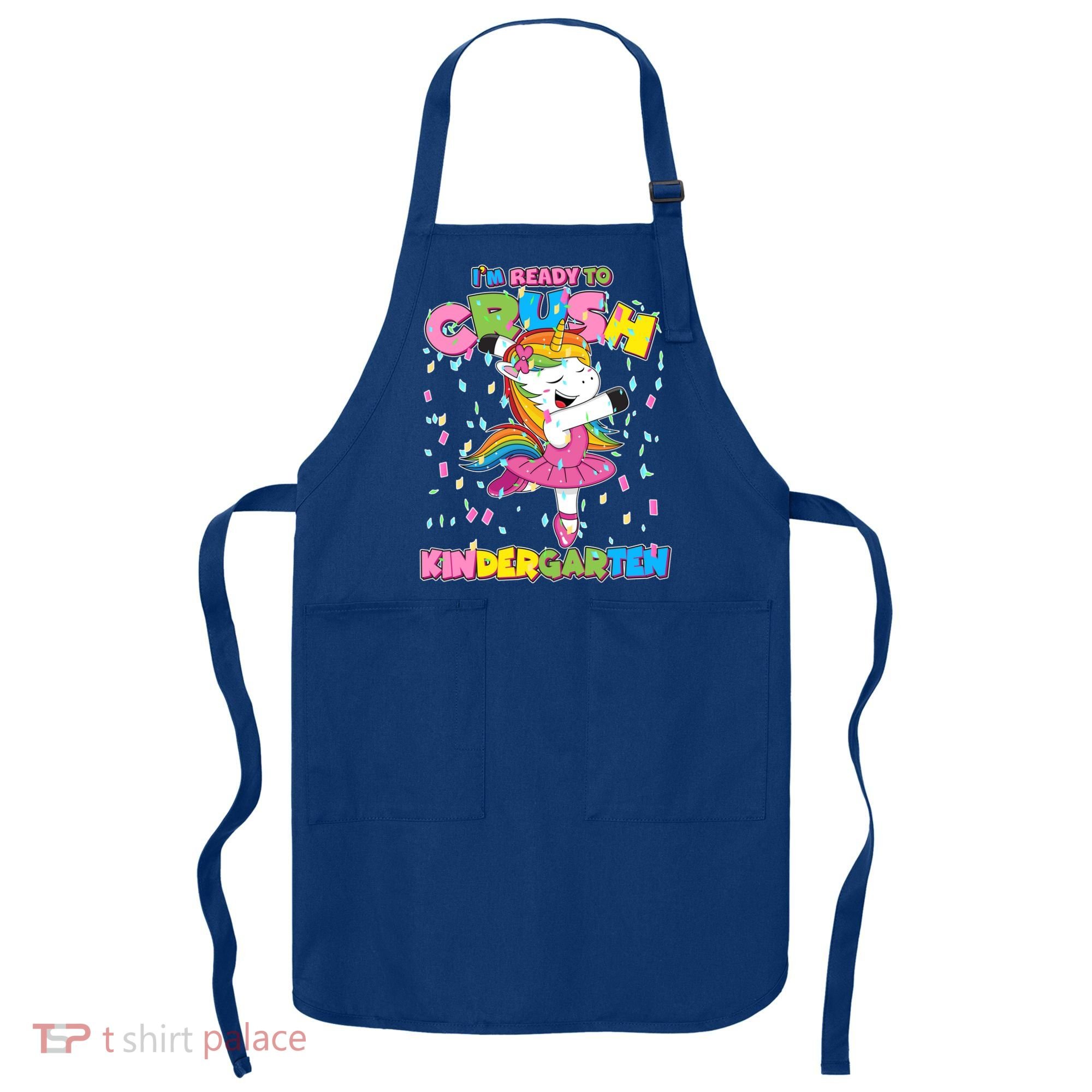 I'm Ready To Crush Kindergarten Cute Unicorn Apron