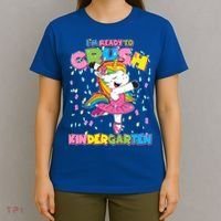 I'm Ready To Crush Kindergarten Cute Unicorn T-Shirt thumb 4