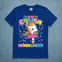 I'm Ready To Crush Kindergarten Cute Unicorn T-Shirt thumb 5