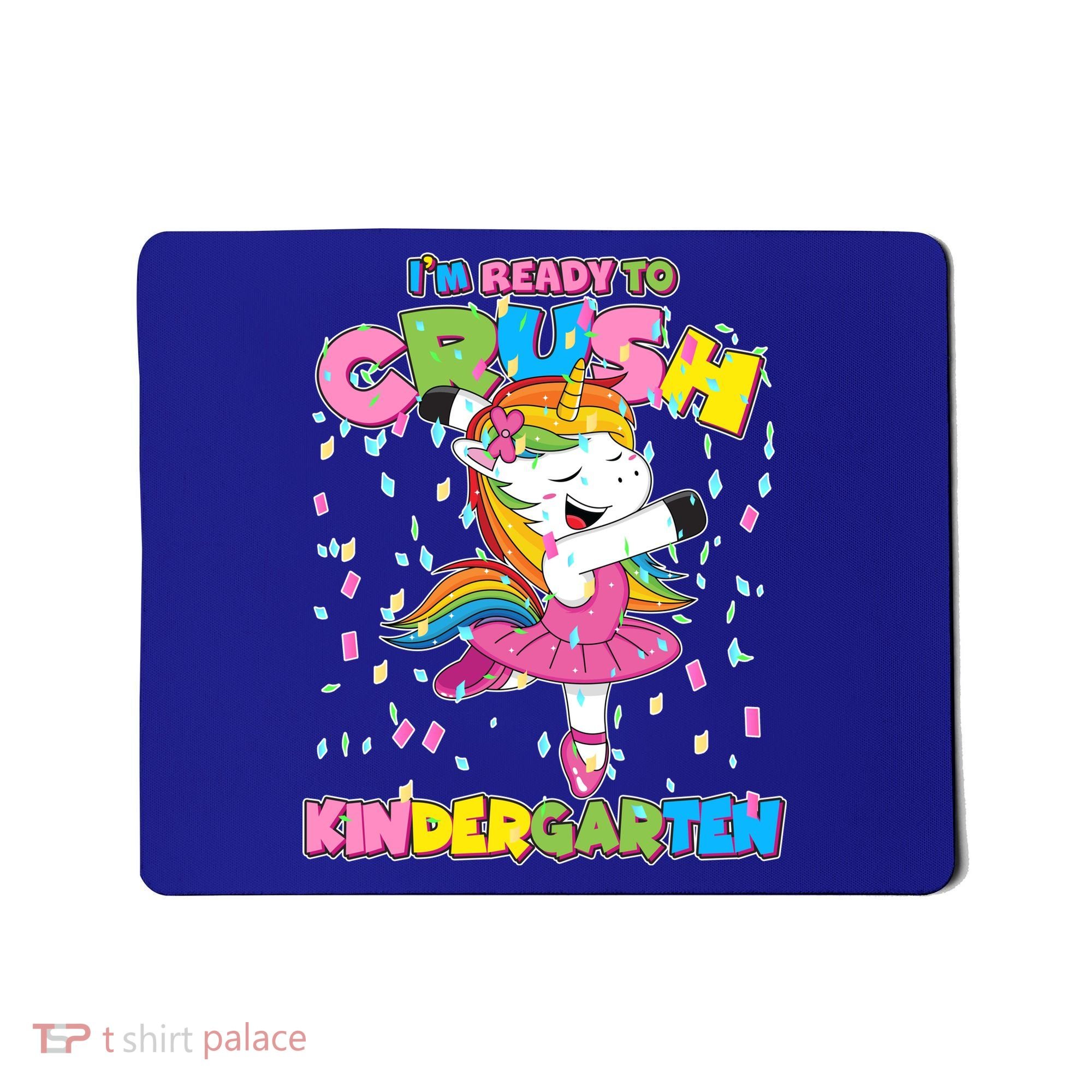 I'm Ready To Crush Kindergarten Cute Unicorn Mousepad