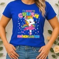 I'm Ready To Crush Kindergarten Cute Unicorn Women's T-Shirt thumb 2