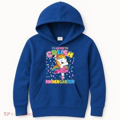 I'm Ready To Crush Kindergarten Cute Unicorn Kids Hoodie