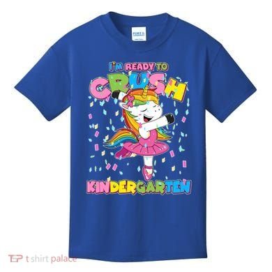 I'm Ready To Crush Kindergarten Cute Unicorn Kids T-Shirt