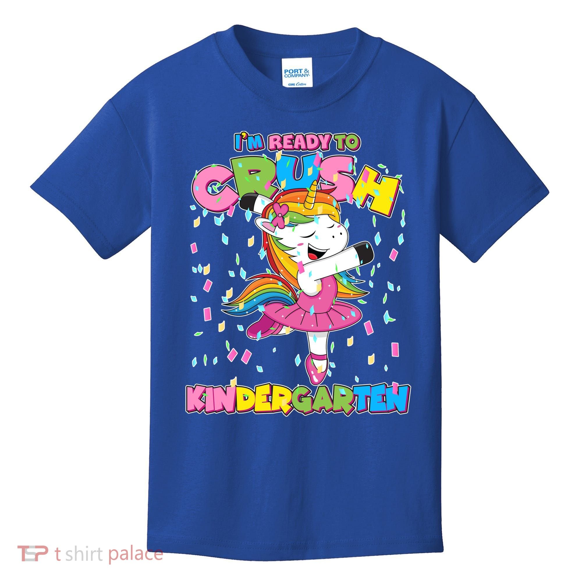 I'm Ready To Crush Kindergarten Cute Unicorn Kids T-Shirt