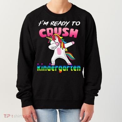 I'm Ready To Crush Kindergarten Cute Unicorn Dab Women's Sweatshirt