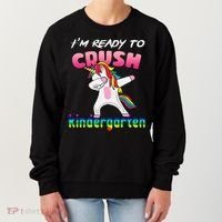 I'm Ready To Crush Kindergarten Cute Unicorn Dab Women's Sweatshirt thumb 0