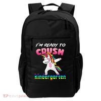 I'm Ready To Crush Kindergarten Cute Unicorn Dab Backpack thumb 0