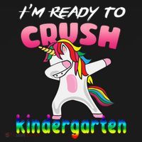 I'm Ready To Crush Kindergarten Cute Unicorn Dab Bucket Hat thumb 4