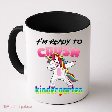 I'm Ready To Crush Kindergarten Cute Unicorn Dab Coffee Mug