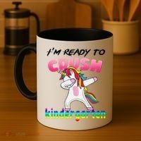 I'm Ready To Crush Kindergarten Cute Unicorn Dab Coffee Mug thumb 4