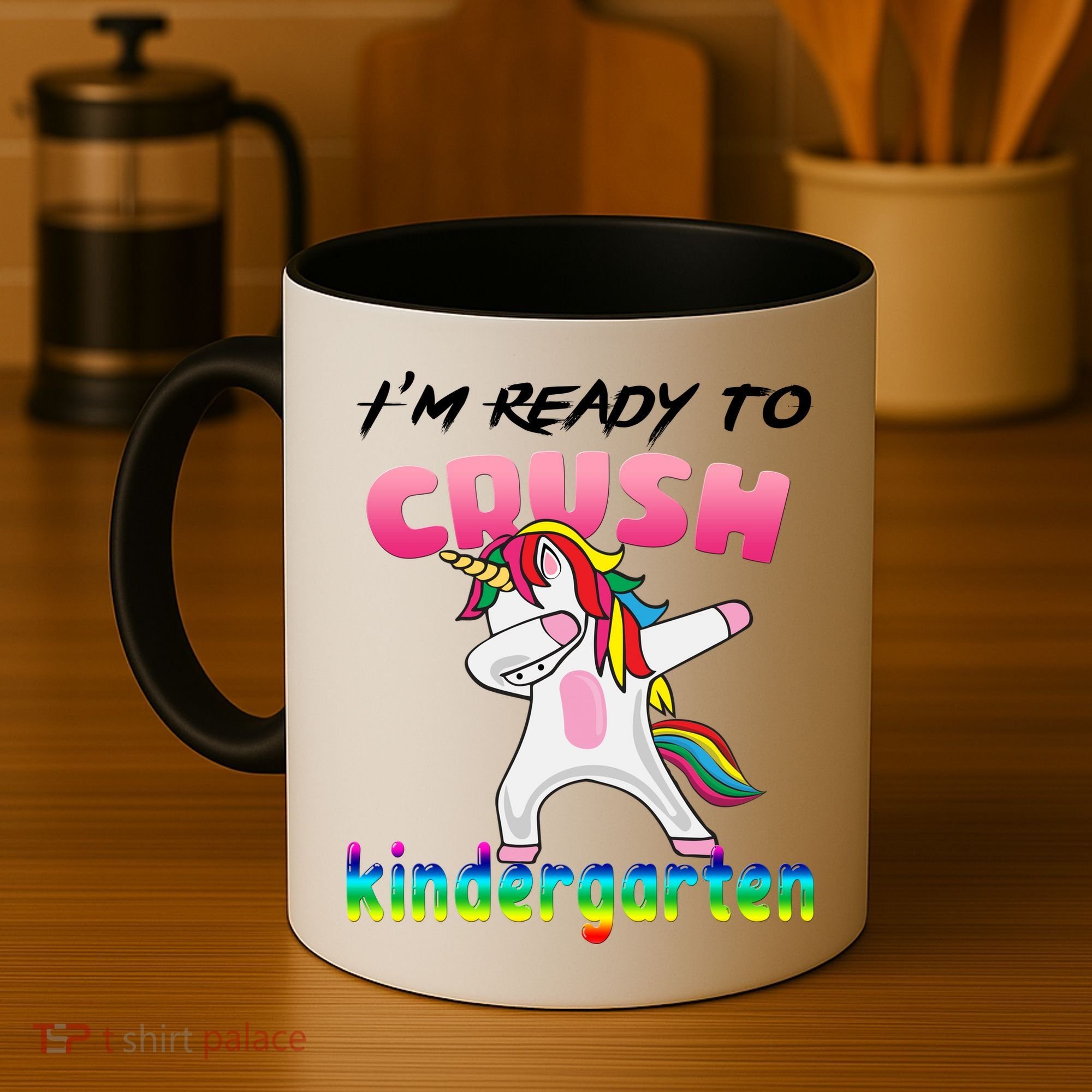 I'm Ready To Crush Kindergarten Cute Unicorn Dab Coffee Mug