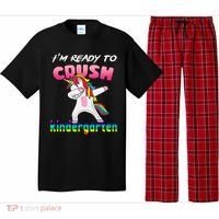 I'm Ready To Crush Kindergarten Cute Unicorn Dab Pajama Set thumb 0