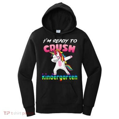 I'm Ready To Crush Kindergarten Cute Unicorn Dab Women's Hoodie
