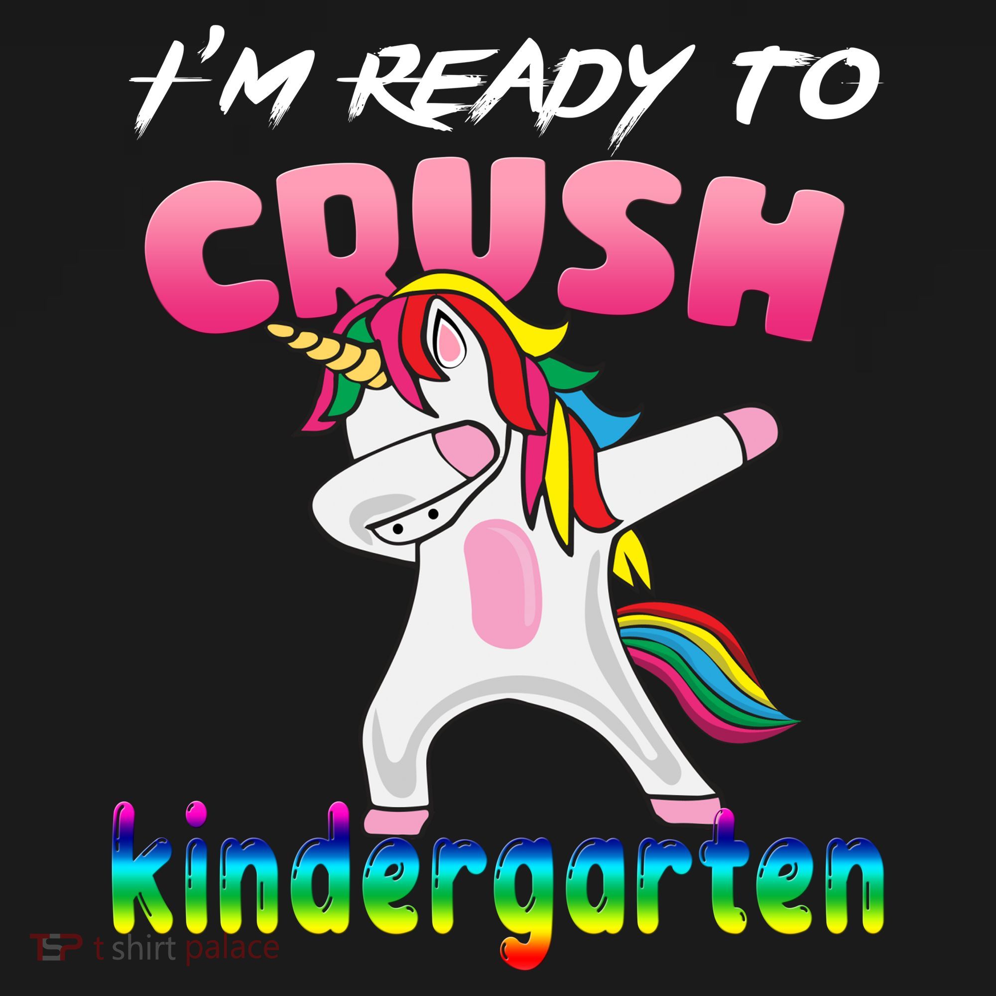 I'm Ready To Crush Kindergarten Cute Unicorn Dab Women's Hoodie