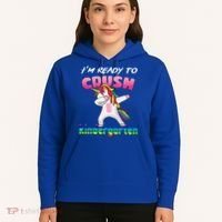 I'm Ready To Crush Kindergarten Cute Unicorn Dab Hoodie thumb 5