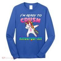 I'm Ready To Crush Kindergarten Cute Unicorn Dab Long Sleeve Shirt thumb 0