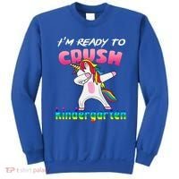 I'm Ready To Crush Kindergarten Cute Unicorn Dab Sweatshirt thumb 0