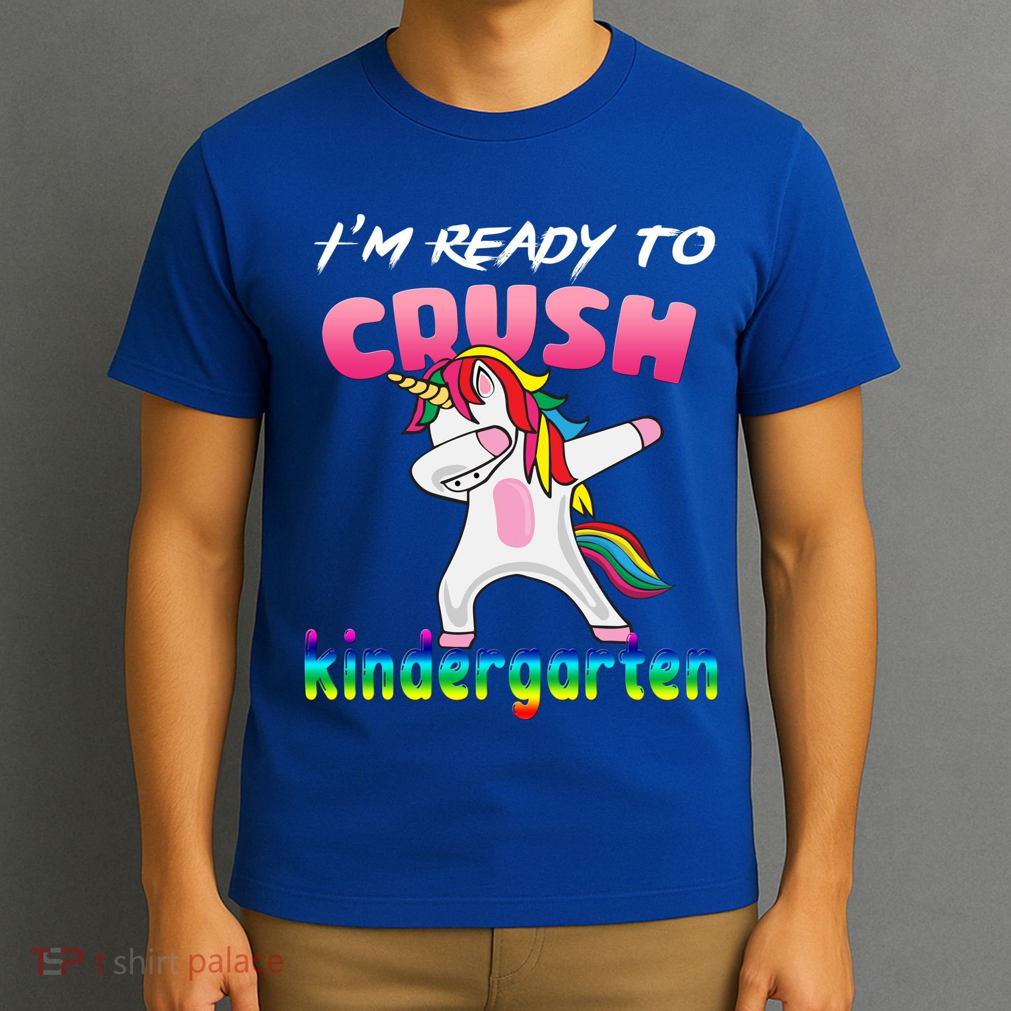 I'm Ready To Crush Kindergarten Cute Unicorn Dab T-Shirt