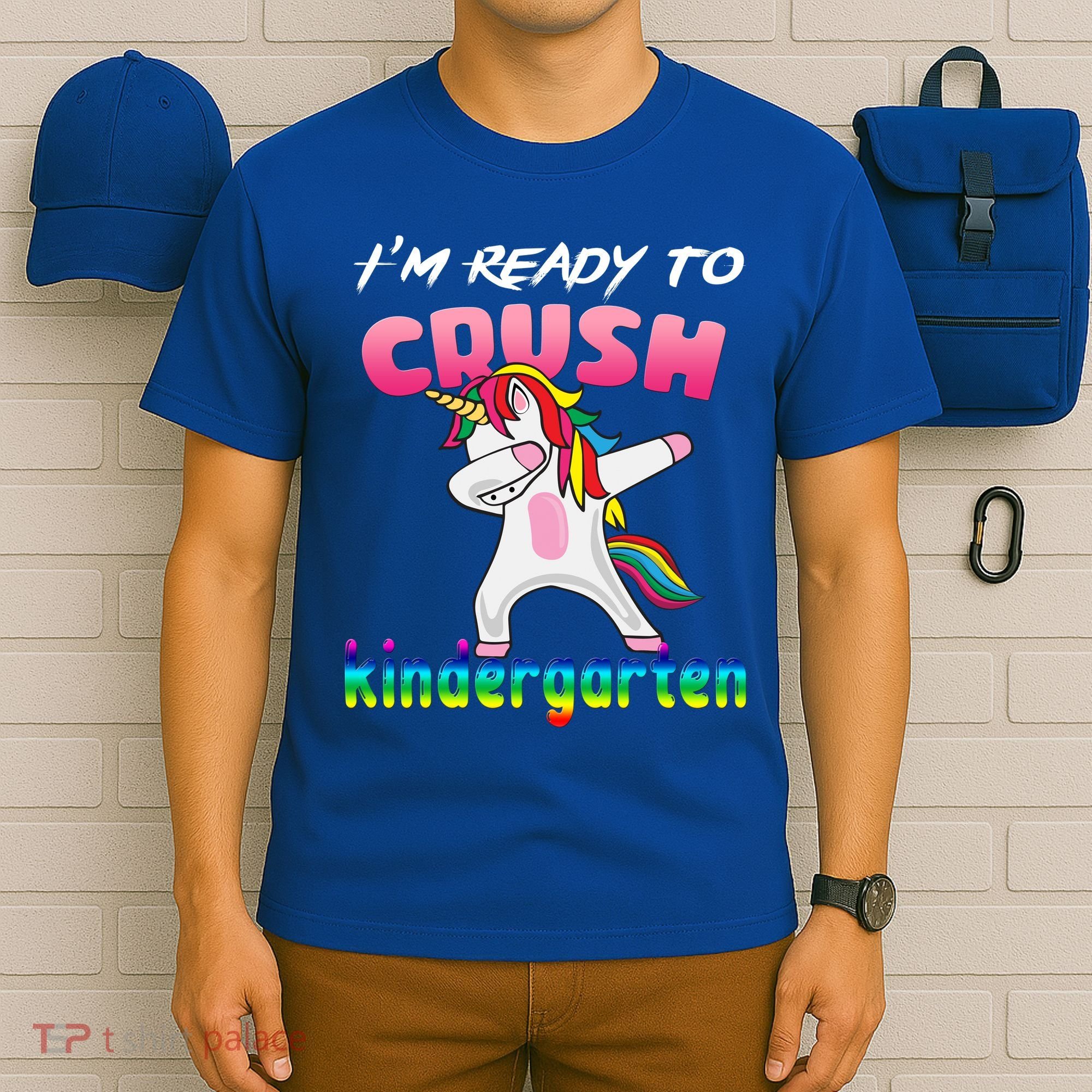 I'm Ready To Crush Kindergarten Cute Unicorn Dab T-Shirt