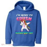 I'm Ready To Crush Kindergarten Cute Unicorn Dab Toddler Hoodie thumb 0