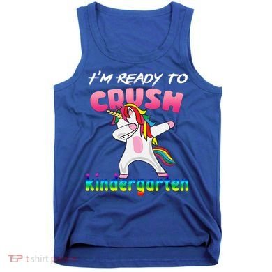 I'm Ready To Crush Kindergarten Cute Unicorn Dab Tank Top