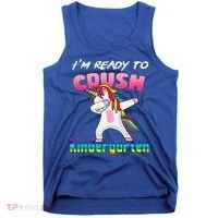 I'm Ready To Crush Kindergarten Cute Unicorn Dab Tank Top thumb 0